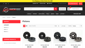Resuspension - Pistons