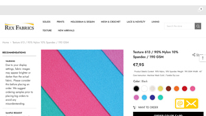 Rex Fabrics - Nylon Spandex Blend