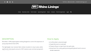 Rhino Linings - RhinoNet Insulation Netting