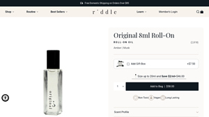 Riddle Oil - Original Roll-On Fragrance Oil