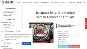 Rides Beston - 3D Space Ring / Human Gyroscope