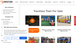 Beston - Trackless Trains for Sale