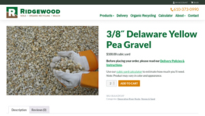 Ridgewood Soils - 3/8 Delaware Yellow Pea Gravel