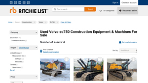 Volvo - EC750 Excavators