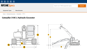 Caterpillar - 318C L Hydraulic Excavator