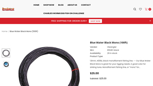 Rite Angler - Black Water Mono Fishing Line