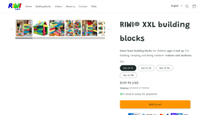 RIWI - XXL Soft Foam Building Blocks