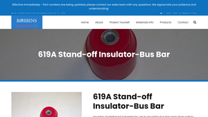 Robbins Lightning - 619A Stand-off Insulator-Bus Bar