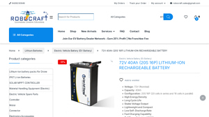 Robocraft Store - 72V 40Ah Lithium-Ion Battery