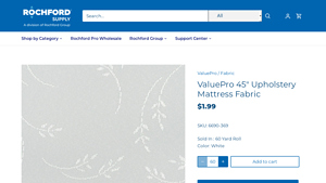Rochford Supply - ValuePro 45 Upholstery Mattress Fabric