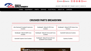 Rock Machinery - Cone Crushers