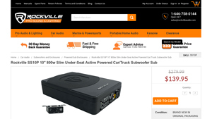 Rockville Audio - SS10P Subwoofer