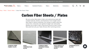 Rock West Composites - Carbon Fiber Plates