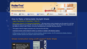 RollerTrol - Motorized Skylight Shades