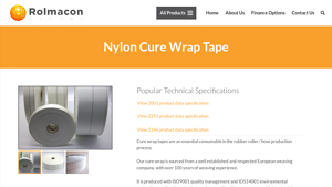 Rolmacon Global - Nylon Cure Wrap Tape