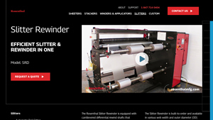 Rosenthal MFG - SRD Slitter Rewinder