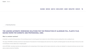 ROTOMAC - Automatic Rewinding Machines