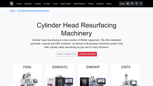 Rottler - Cylinder Head Resurfacing Equipment