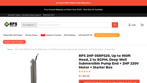 RPS - 2HP 05RPS20 Submersible Pump