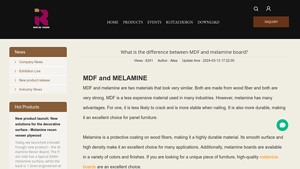 RT Woods - MDF & Melamine Boards
