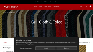 Rubytubes - Fender Original Tweed Cloth Covering