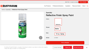 Rust-Oleum - Reflective Finish Spray Coating
