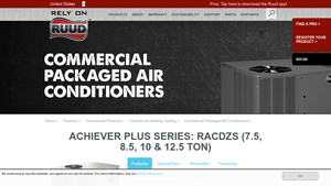 Ruud - Achiever Plus Series RACDZS