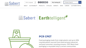Sabert - PCR CPET Food Packaging
