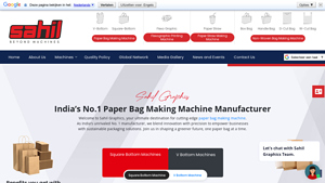 Sahil Graphics - Paper Bag Making Machines