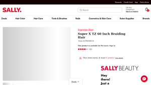 Sally Beauty - Supreme Hair Super X TZ60 Braid
