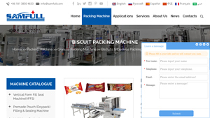 Samfull - Biscuit Packing Machine