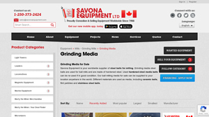 Savona Equipment - Grinding Media Steel Balls