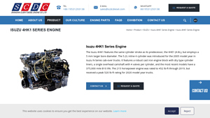 Isuzu - 5.2L 4HK1-TC Diesel Engine
