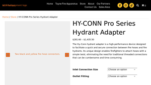 SC Fire Equipment - HY-CONN Pro Series Hydrant Adapter