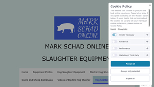 Schad Equipment - Hog Scalder Dehairer
