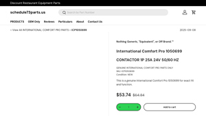 International Comfort Pro - 1050699 CONTACTOR