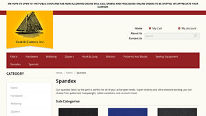 Seattle Fabrics - Spandex Fabrics for Active Gear