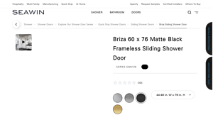 SeaWing - Sliding Shower Door