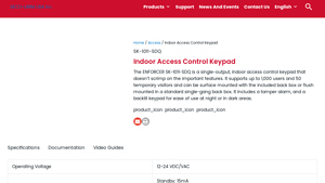 SECO-LARM - Indoor Access Control Keypad SK-1011-SDQ