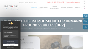 Sedi - RBOB-UGV Fiber-Optic Spool