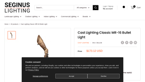 Seginus Lighting - Classic MR-16 Bullet Light