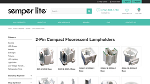 Semperlite - 2-Pin Compact Fluorescent Lampholders