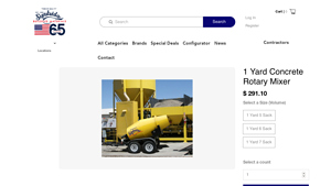 Sepulveda - 1 Yard Concrete Rotary Mixer