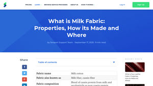 Sewport - Milk Cotton Fabric