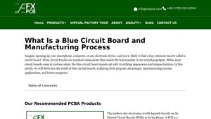 SFXPCB - Blue Circuit Boards