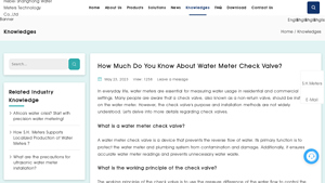 SH-Meters - Water Meter Check Valve