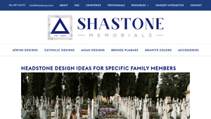 Shastone - Elegant Headstone Design Ideas