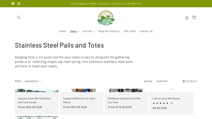 Shenandoah Homestead Supply - Stainless Steel Pails and Totes