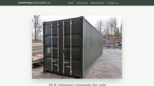 Shipping Container US - 30ft High Cube Container