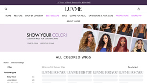 Luv Me Hair - Colored Wigs